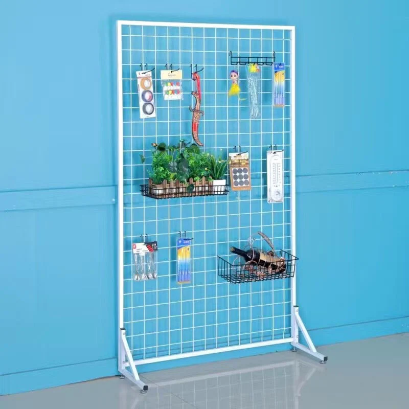 Grid Seasoning Rack Wall-Mounted Spice Rack Kitchen Hanging Storage Rack